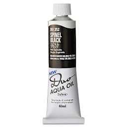 Holbein Duo Aqua Water Soluble Oils - Spinel Black, 40 ml