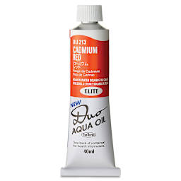 Holbein Duo Aqua Water Soluble Oils - Cadmium Red, 40 ml tube