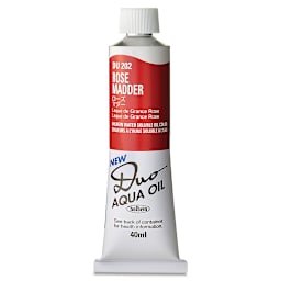 Holbein Duo Aqua Water Soluble Oils - Rose Madder, 40 ml tube