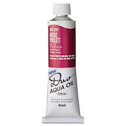 Holbein Duo Aqua Water Soluble Oils - Rose Violet, 40 ml tube