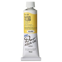 Holbein Duo Aqua Water Soluble Oils - Naples Yellow, 40 ml tube