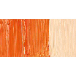 Holbein Duo Aqua Water Soluble Oil Paint - Luminous Orange swatch