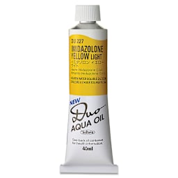 Holbein Duo Aqua Water Soluble Oils - Imidazolone Yellow Light, 40 ml tube