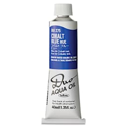 Holbein Duo Aqua Water Soluble Oils - Cobalt Blue Hue, 40 ml tube