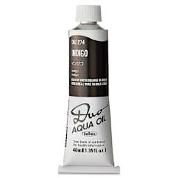 Holbein Duo Aqua Water Soluble Oils - Indigo, 40 ml tube