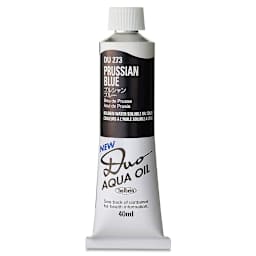 Holbein Duo Aqua Water Soluble Oils - Prussian Blue, 40 ml tube