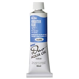 Holbein Duo Aqua Water Soluble Oils - Verditer Blue, 40 ml tube