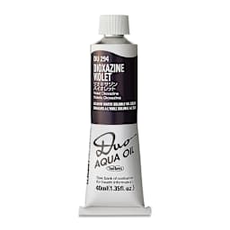 Holbein Duo Aqua Water Soluble Oils - Dioxazine Violet, 40 ml tube