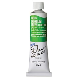 Holbein Duo Aqua Water Soluble Oils - Cadmium Green Light Hue, 40 ml tube