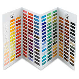 Old Holland Handmade Color Chart, open