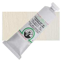 Old Holland Classic Oil Color - Flake White 1, 40 ml tube and swatch