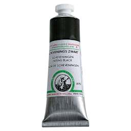 Old Holland Classic Oil Color - Scheveningen Intense Black, 40 ml tube