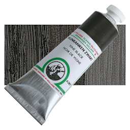 Old Holland Classic Oil Color - Vine Black, 40 ml tube and swatch