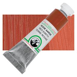 Old Holland Classic Oil Color - Red Earth, 40 ml tube and swatch