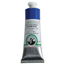 Old Holland Classic Oil Color - Old Holland Cyan Blue, 40 ml tube