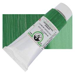 Old Holland Classic Oil Color - Cadmium Green Deep, 125 ml tube and swatch