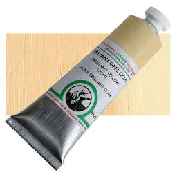 Old Holland Classic Oil Color - Brilliant Yellow Light, 40 ml tube and swatch