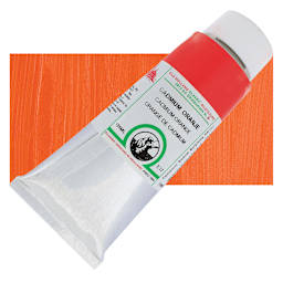 Old Holland Classic Oil Color - Cadmium Orange, 125 ml tube and swatch