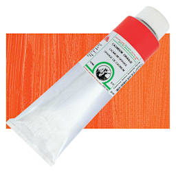 Old Holland Classic Oil Color - Cadmium Orange, 225 ml tube and swatch