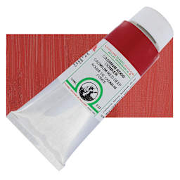 Old Holland Classic Oil Color - Cadmium Red Deep, 125ml tube and swatch