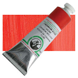 Old Holland Classic Oil Color - Cadmium Red Light (CL), 40 ml tube and swatch