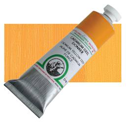 Old Holland Classic Oil Color - Cadmium Yellow Deep, 40 ml tube and swatch