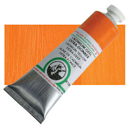 Old Holland Classic Oil Color - Cadmium Yellow Extra Deep, 40 ml tube and swatch