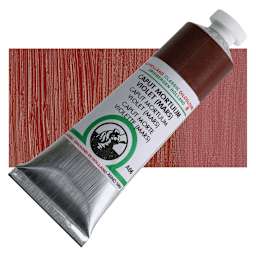 Old Holland Classic Oil Color - Caput Mortuum Violet (Mars), 40 ml tube and swatch