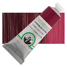 Old Holland Classic Oil Color - Carmine Lake Extra, 40 ml tube and swatch