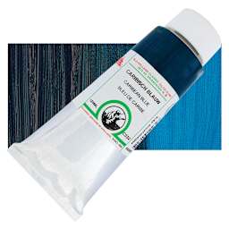 Old Holland Classic Oil Color - Carribean Blue, 125 ml tube and swatch