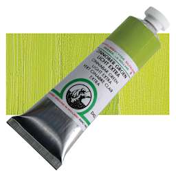 Old Holland Classic Oil Color - Cinnabar Green Light Extra, 40 ml tube and swatch