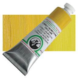 Old Holland Classic Oil Color - Cobalt (Aureolin) Yellow Lake (CL), 40 ml tube and swatch