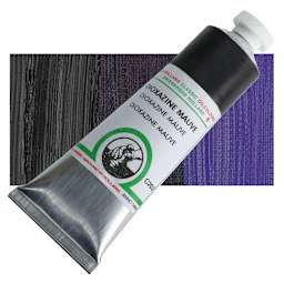 Old Holland Classic Oil Color - Dioxazine Mauve, 40 ml tube and swatch