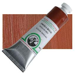 Old Holland Classic Oil Color - English Red, 40 ml tube and swatch