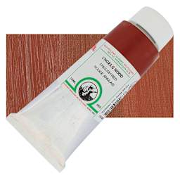Old Holland Classic Oil Color - English Red, 125 ml tube and swatch