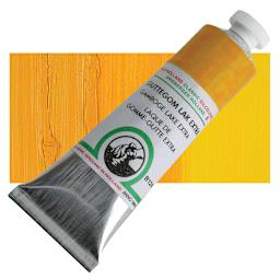 Old Holland Classic Oil Color - Gamboge Lake Extra, 40 ml tube and swatch