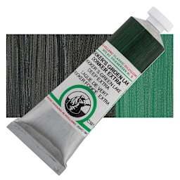 Old Holland Classic Oil Color - Hooker's Green Lake Deep, 40 ml tube and swatch