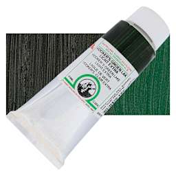 Old Holland Classic Oil Color - Hooker's Green Lake Light Extra, 125 ml tube and swatch