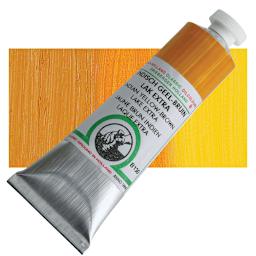 Old Holland Classic Oil Color - Indian Yellow Brown Lake Extra, 40 ml tube and swatch