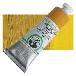 Old Holland Classic Oil Color - Indian Yellow Green Lake Extra, 40 ml tube and swatch