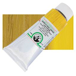 Old Holland Classic Oil Color - Indian Yellow Green Lake Extra, 125 ml tube and swatch