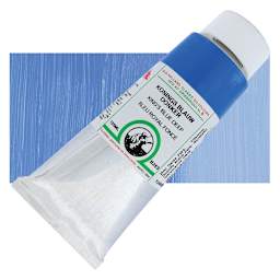 Old Holland Classic Oil Color - King's Blue Deep, 125 ml tube and swatch