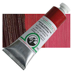 Old Holland Classic Oil Color - Madder (Crimson) Lake Deep Extra, 40 ml tube and swatch