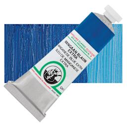 Old Holland Classic Oil Color - Manganese Blue Extra, 40 ml tube and swatch