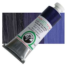 Old Holland Classic Oil Color - Old Holland Blue Violet, 40 ml tube and swatch