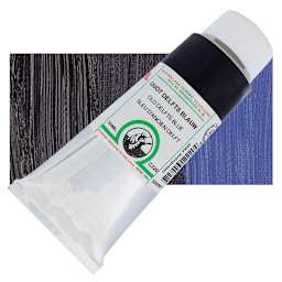 Old Holland Classic Oil Color - Old Holland Delft Blue, 125 ml tube and swatch