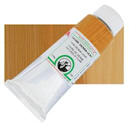 Old Holland Classic Oil Color - Raw Sienna Light, 125 ml tube and swatch