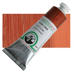 Old Holland Classic Oil Color - Red Ochre, 40 ml tube and swatch
