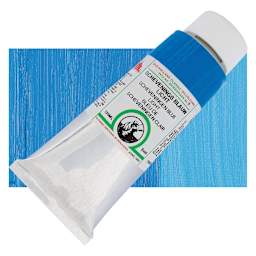 Old Holland Classic Oil Color - Scheveningen Blue Light, 125 ml tube and swatch