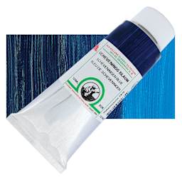 Old Holland Classic Oil Color - Scheveningen Blue, 125 ml tube and swatch